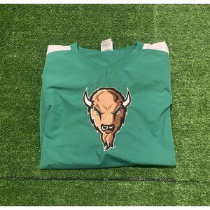 Marshall Thundering Herd Jacket mens extra large pullover green Y2K football